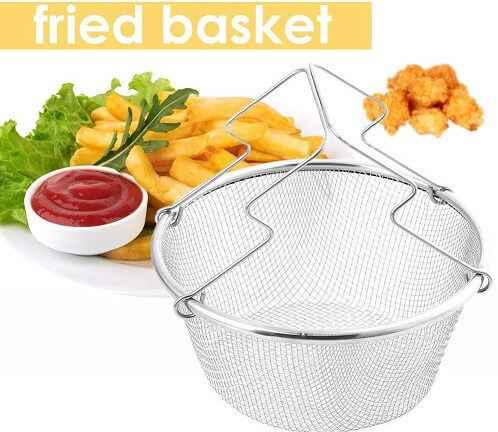 Deep Fry Basket Round Wire